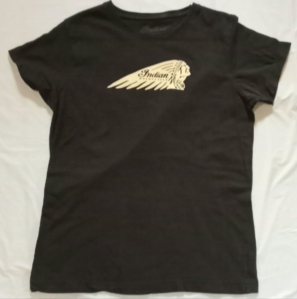 Indian Motorcycle Black T-Shirt Women's Large